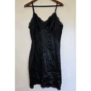 Vintage Slip Dress Womens 40 L XL Fairy Whimsigoth Witchy Dark Academia Goth Y2K